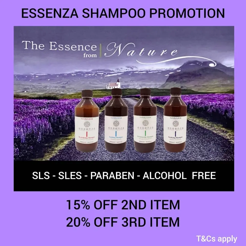 naraxis essenza shampoo promotion Singapore