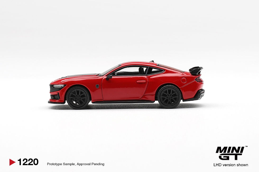Thumbnail: MiniGT Ford Mustang Dark Horse Race Red #1220 Diecast (PRE-ORDER)