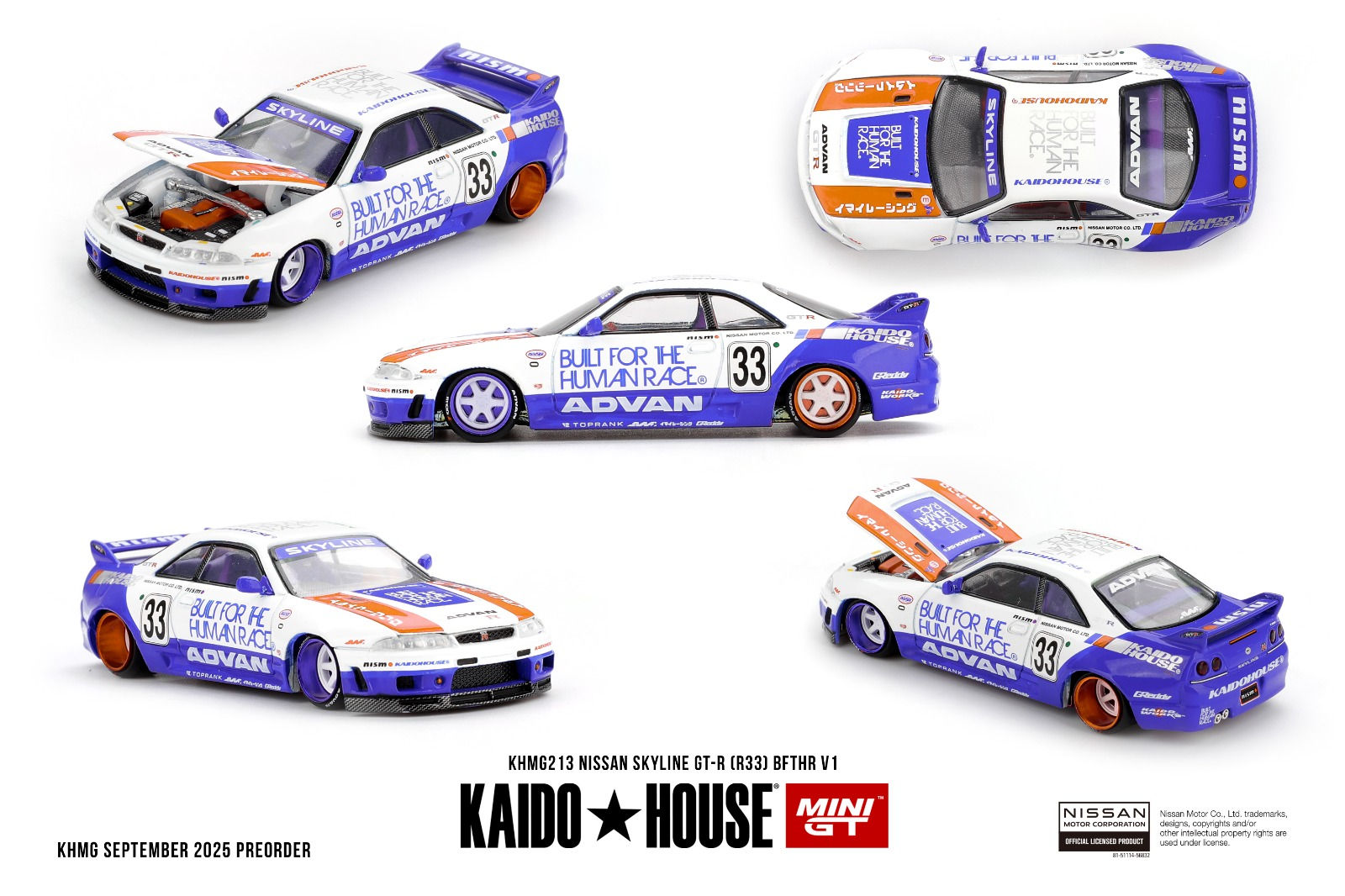 Kaido House Nissan Skyline R33 (PRE-ORDER)