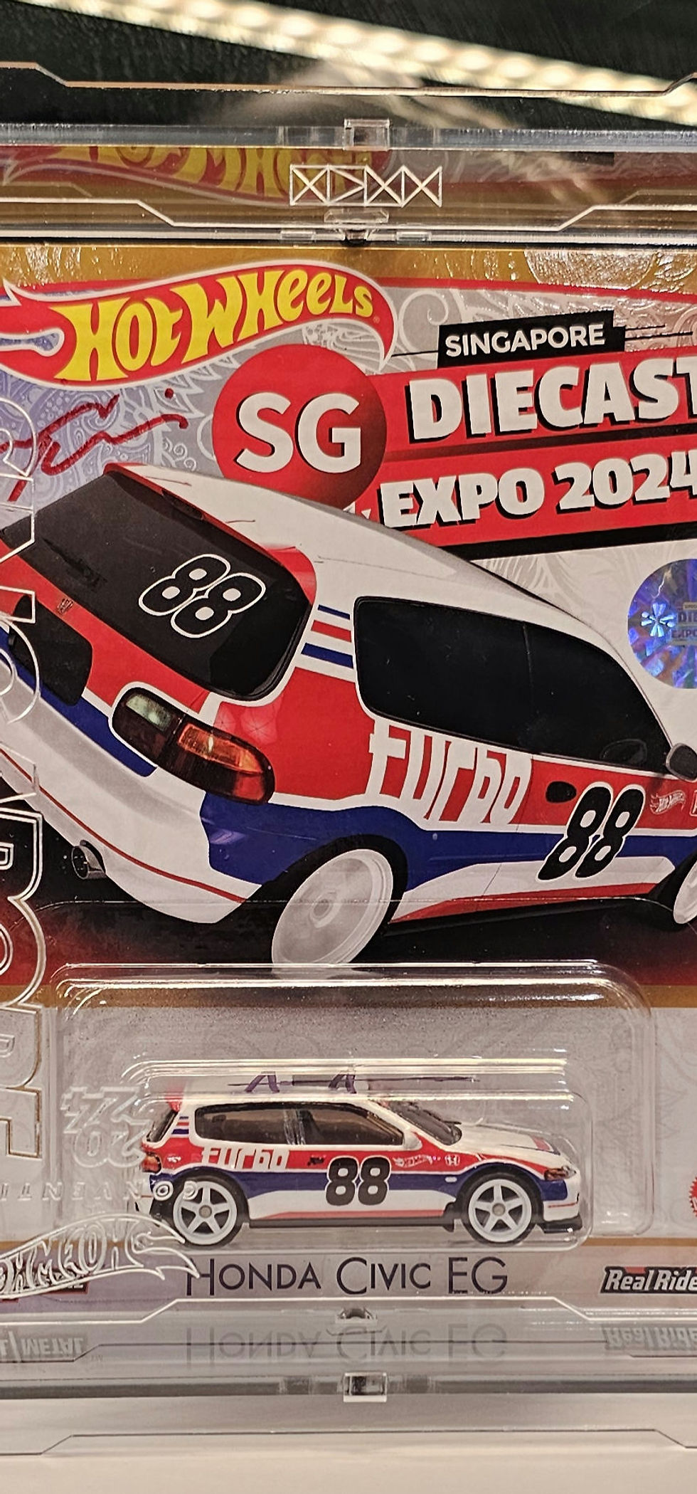 Singapore Hotwheels Convention Honda Civic (1 of 1)(SIGNED)