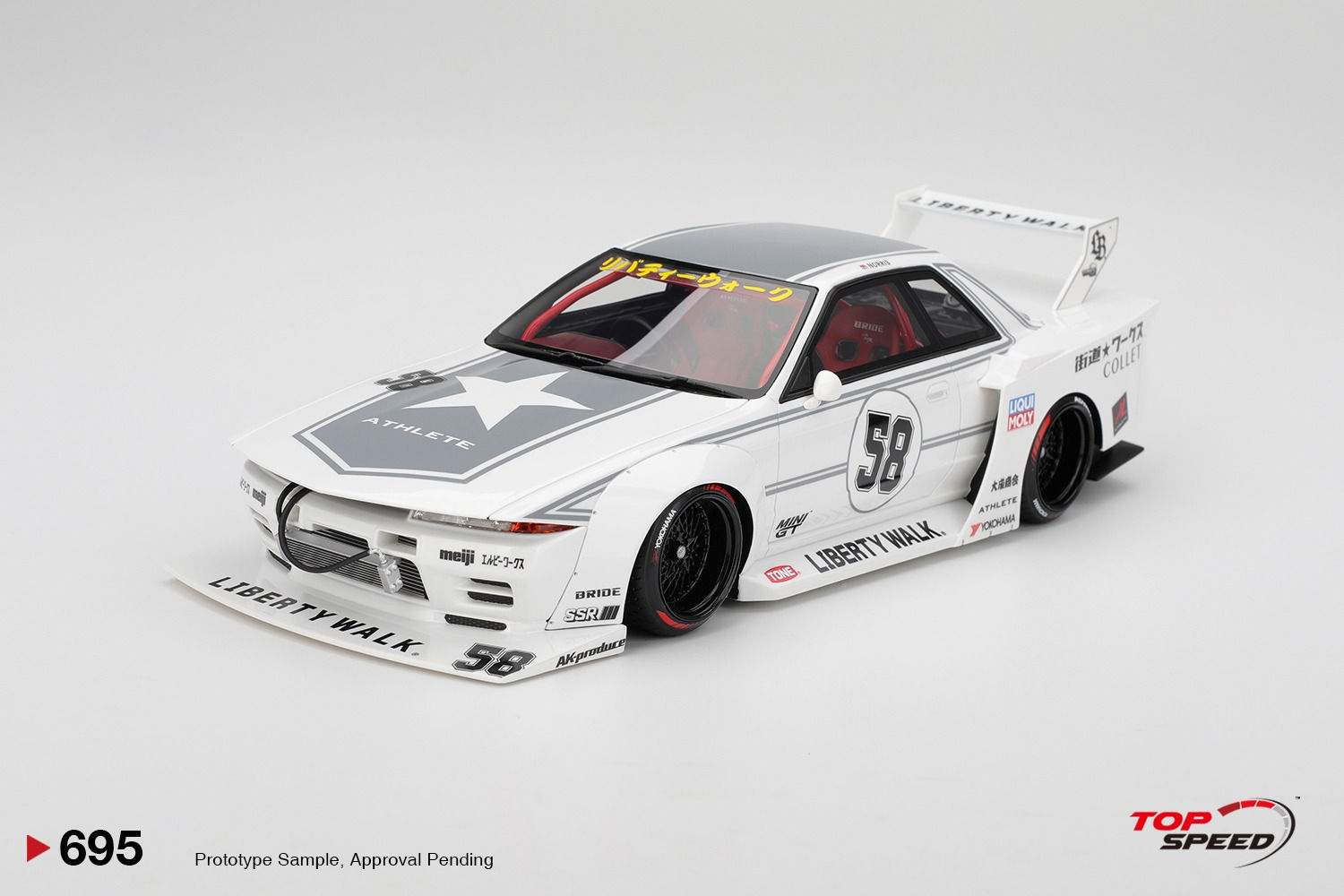 Top Speed x LBWK 1:18 Scale Nissan Skyline R32 Diecast (PRE-ORDER)