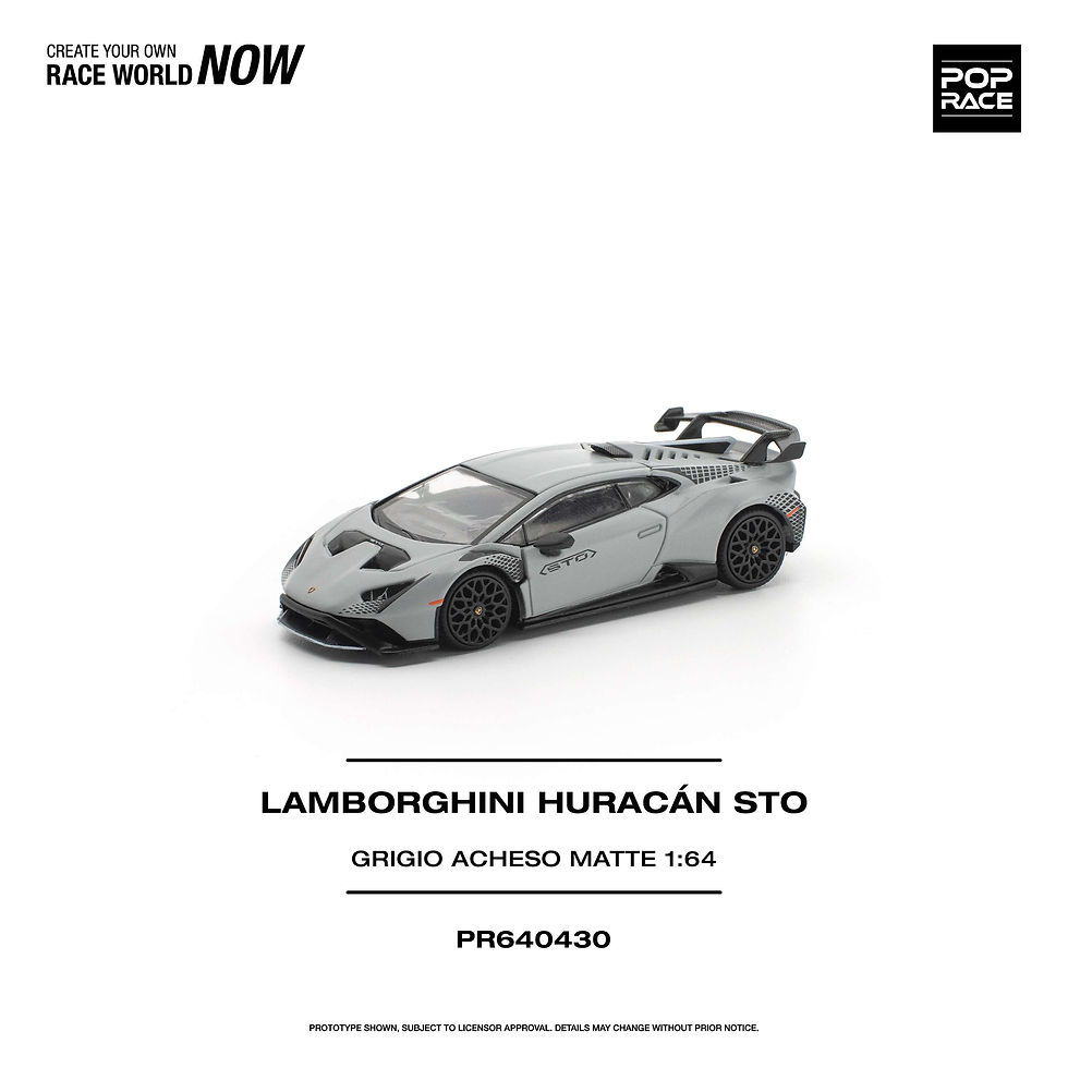 Thumbnail: Pop Race Lamborghini Huracán STO Diecast #PR640430 (PRE-ORDER)