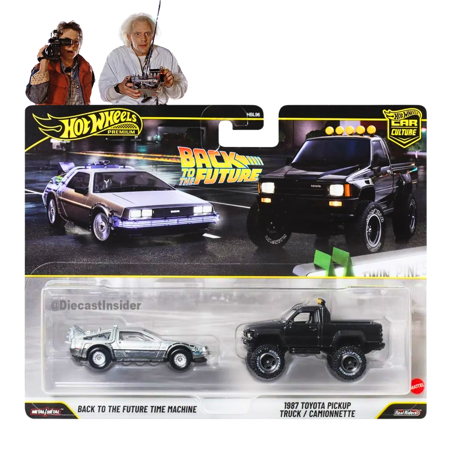 Hotwheels BTTF, Volkswagen, Ford 2-Car Diecast Sets