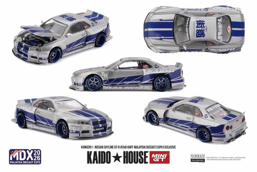 Kaido House 2026 MDX Event Exclusive Nissan Skyline R34 Diecast
