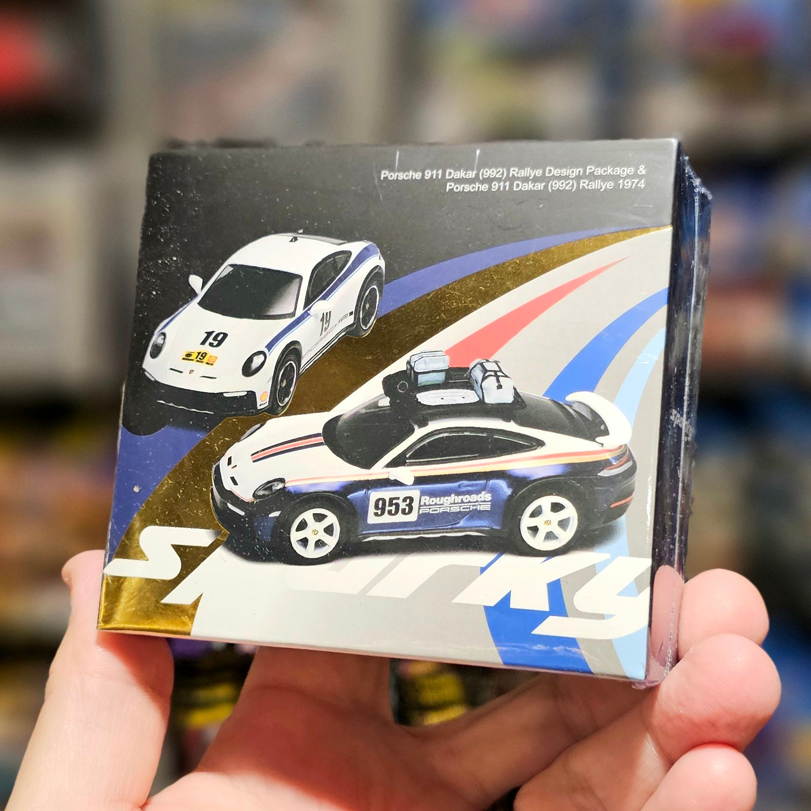 SPARKY Porsche 911 Dakar 2-Car Set Diecast