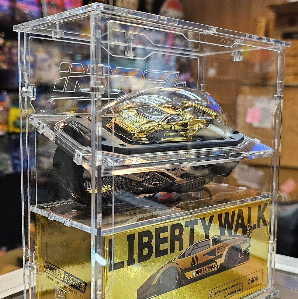 Thumbnail: INNO64 + Hako TASKL Exclusive Lamborghini Countach (Gold Chrome) Diecast w/ Case