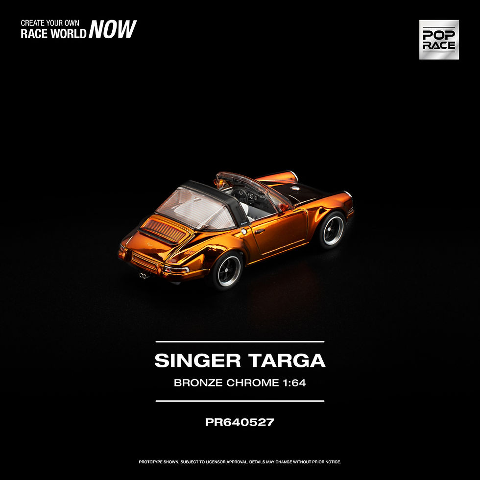 Thumbnail: Pop Race Porsche Singer Targa Bronze Chrome #527 (PRE-ORDER)