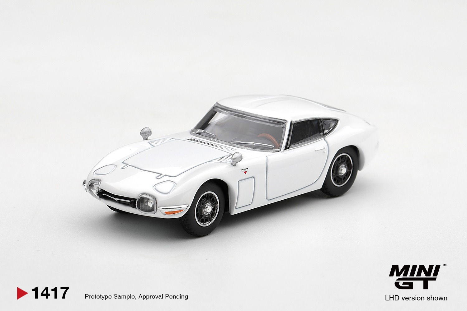 MiniGT Toyota 2000GT (Pegasus White) Diecast #1417 (PRE-ORDER)
