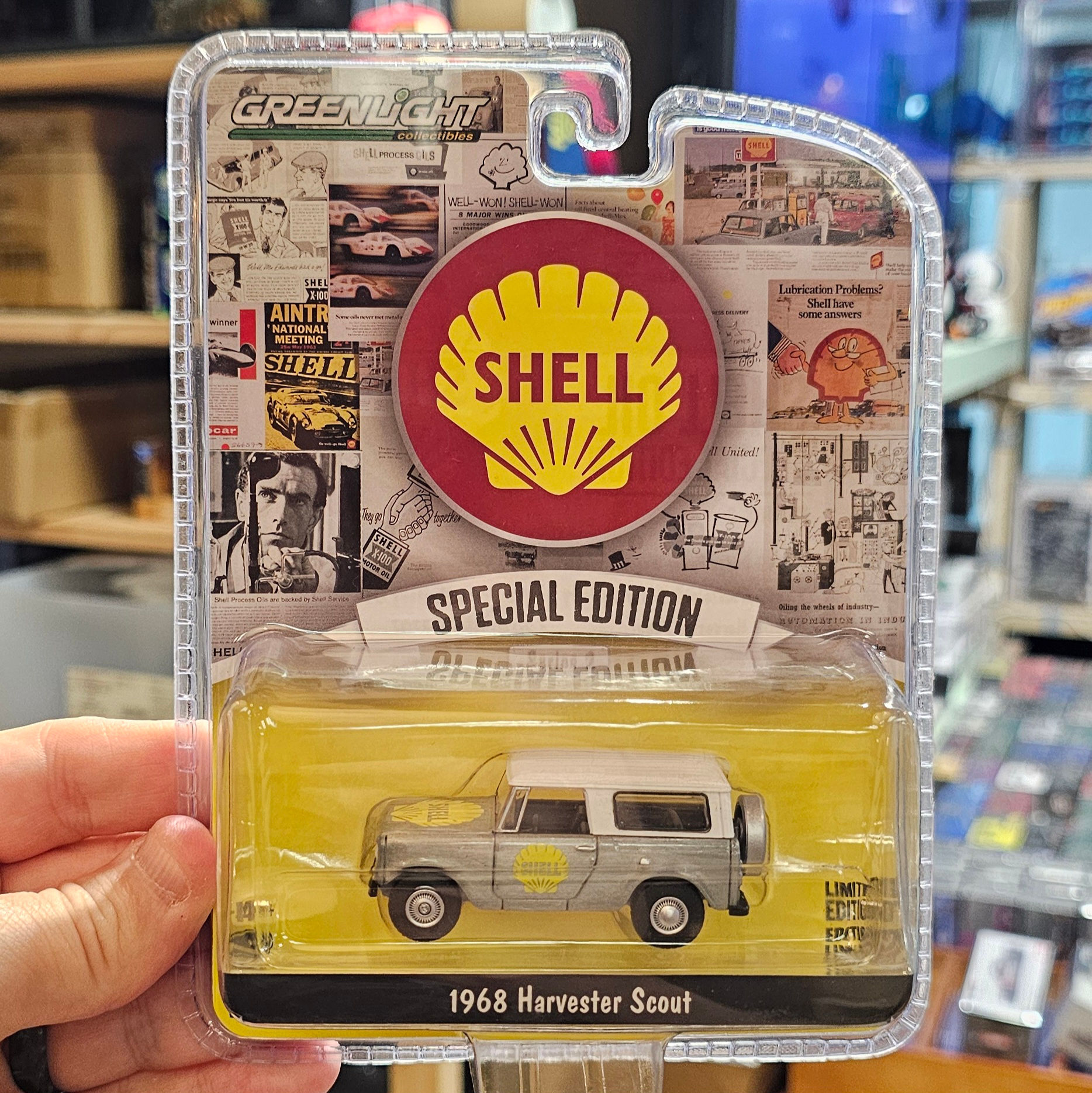 Greenlight 1968 Harvester Scout (CHASE) Bare Metal Diecast