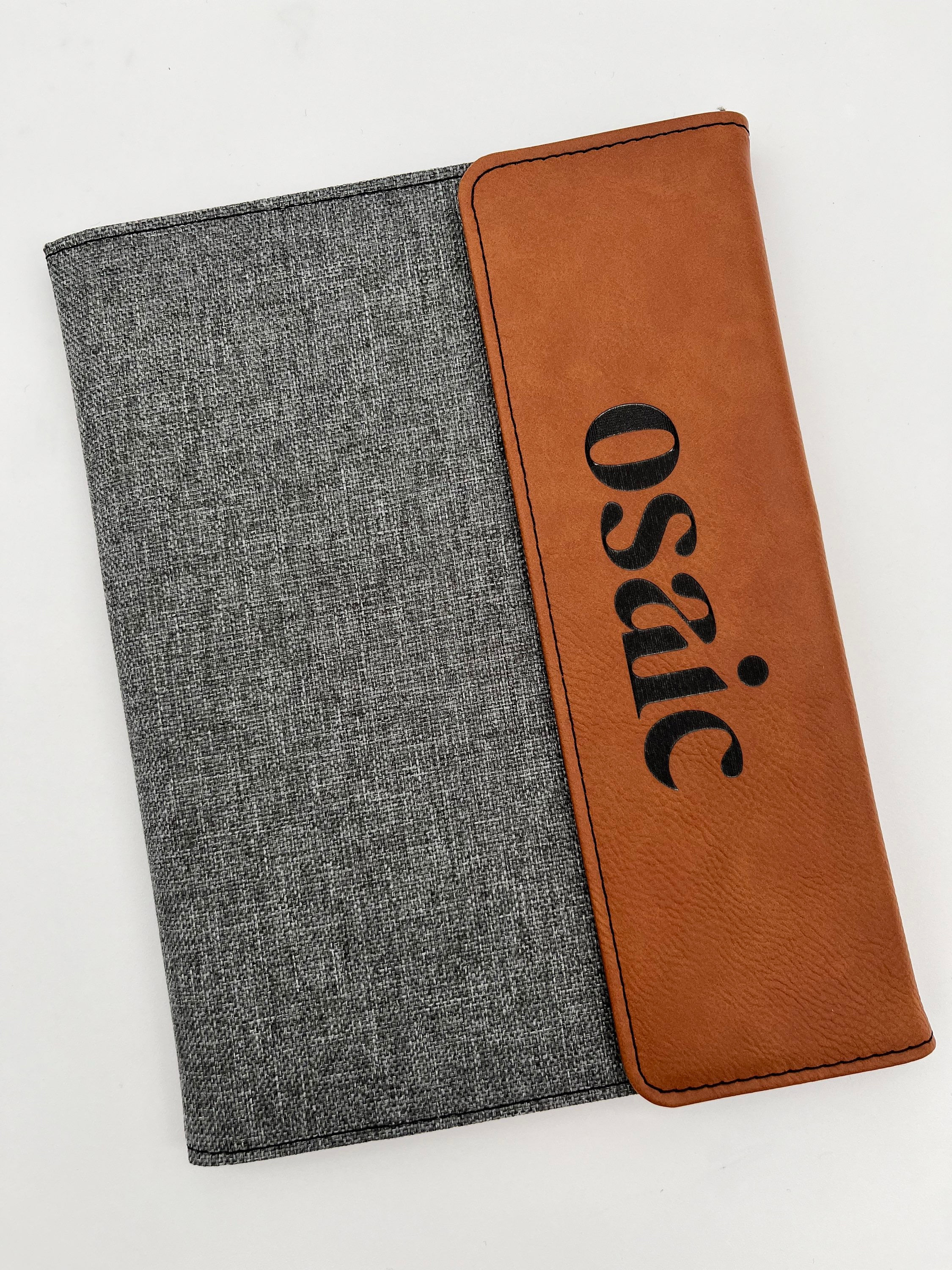 9.5" x 12" Canvas with Leatherette Portfolio