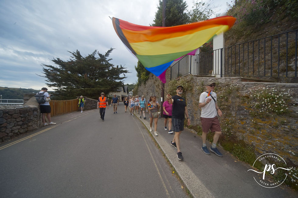 Pride March From The Front.