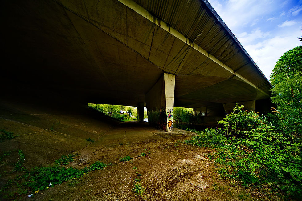 A Creepy Industrial Bridge.