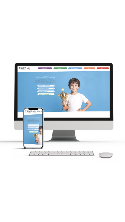 CAYP Website mockup