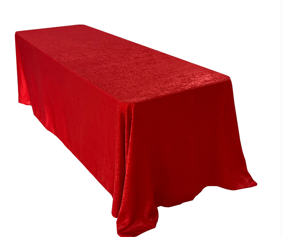 Red Crinkle Shimmer 90x156 Linen