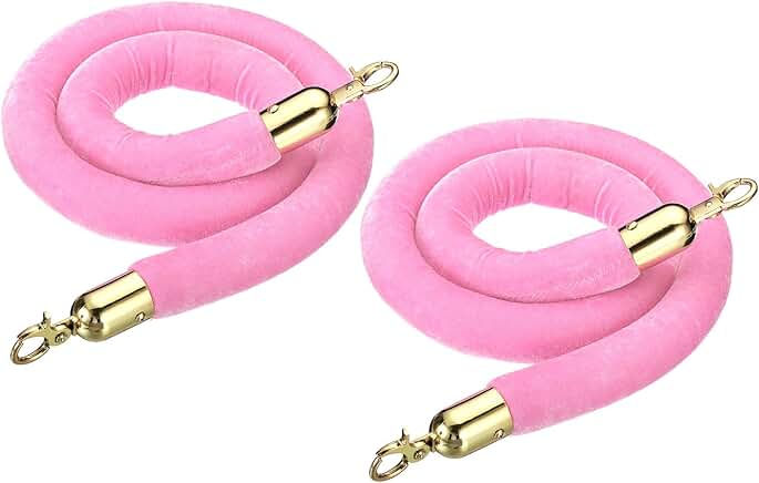 Pink Stanchion Rope