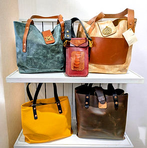 Handcrafted leathergoods by Deborah's Legacy Leather.