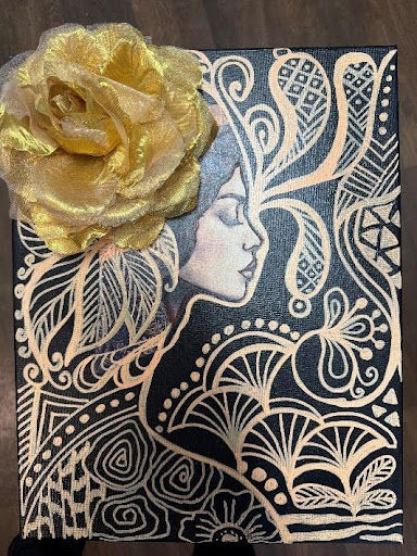 Zentangle Art: With 3D Florals