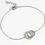 Miniaturbild: Silberarmband double ring