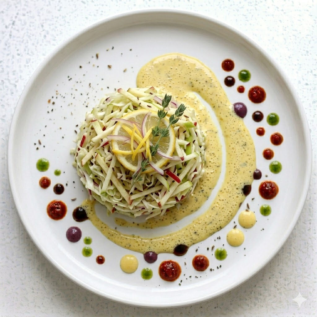 Deutscher Kraut-Apfel-Salat I 220 kcal I Protein: 6g
