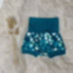 Short évolutif pour enfant à motif eucalyptus, en taille 50/74 cm
