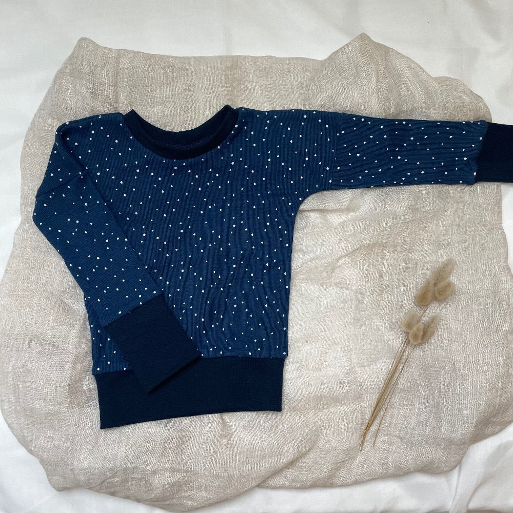 Tee shirt évolutif enfant manche longues à motif nuit sous la neige