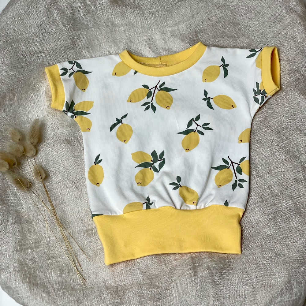 Tee-shirt évolutif pour enfants à motif citron