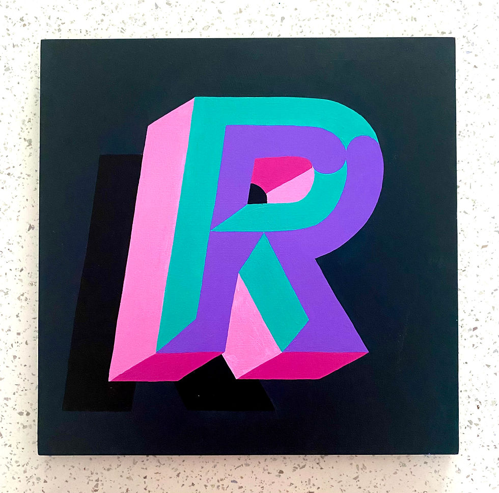 Custom Painted Letter