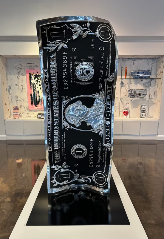 Dollar Bill Black Bronze