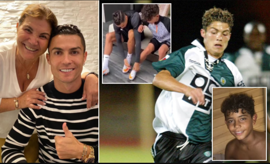Cristiano Ronaldo's mother claims his 11-year- old son is better than