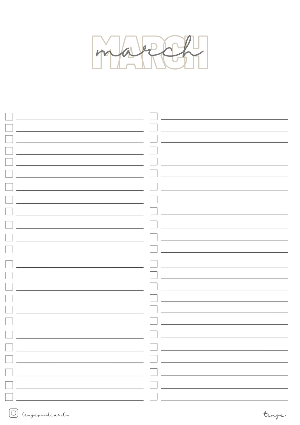 Thumbnail: Monthly Planner
