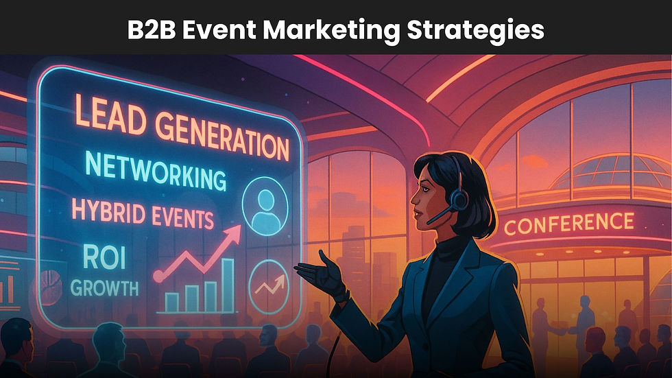 Event Marketing Strategies for Successful B2B Events