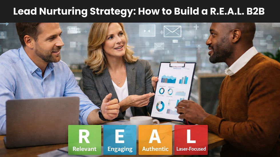 Lead Nurturing Strategy: How to Build a R.E.A.L. B2B Framework That Converts
