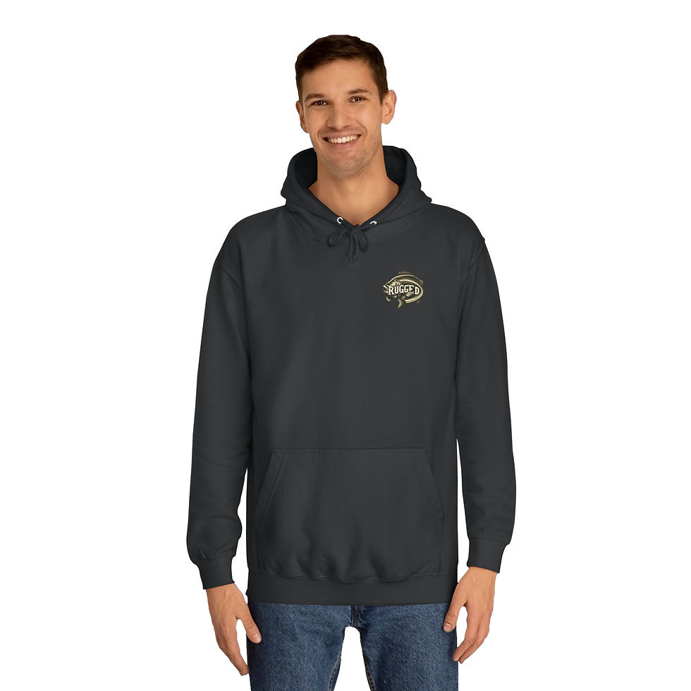 Thumbnail: Unisex Hiking Hoodie - Bass Fishing Rugged