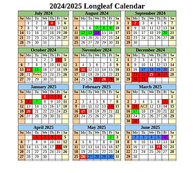 Calendar and Daily Schedule | longleafschool