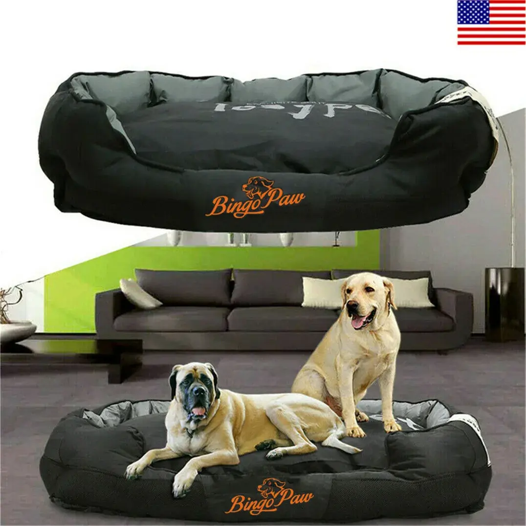Waterproof Orthopedic Dog Bed, XL/XXL Washable Pet Mat