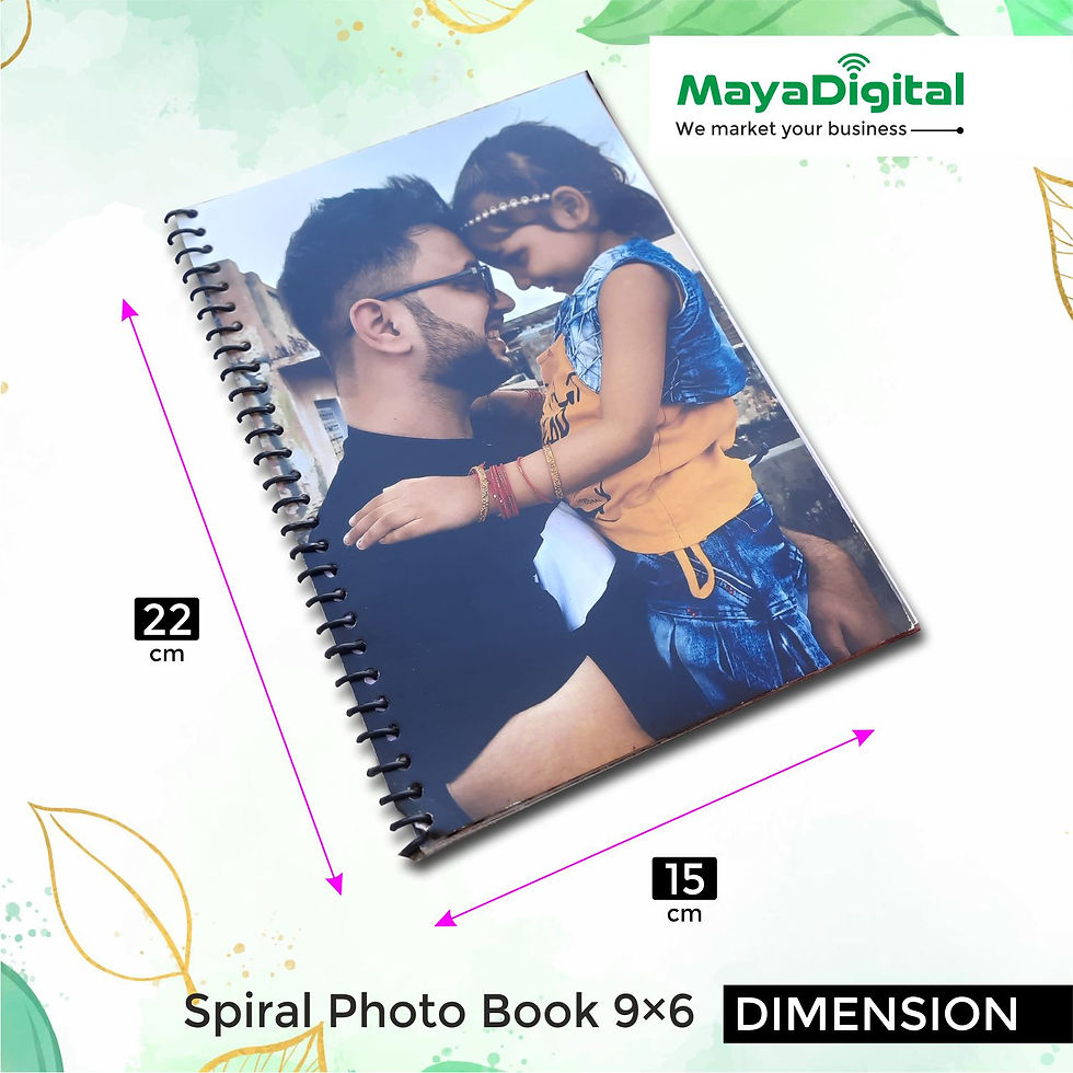 Thumbnail: Personalised photo album Size - Maya Digital