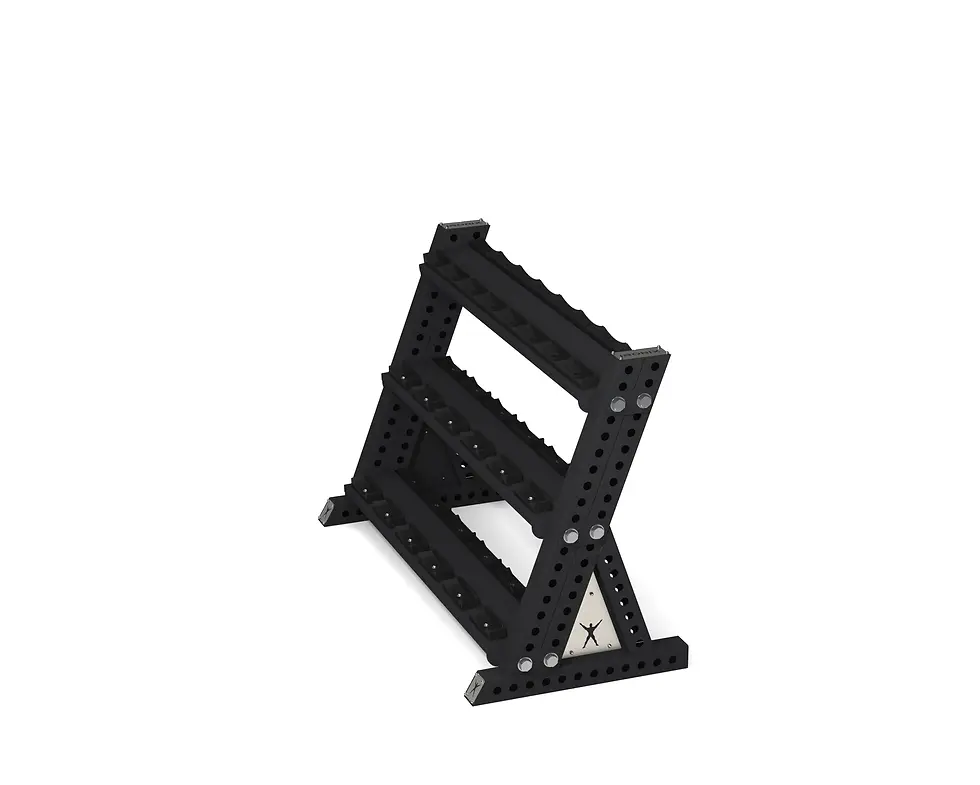 תמונה ממוזערת: IRONIX Dumbell IronRack – סטנד תעשייתי לדאמבלים
