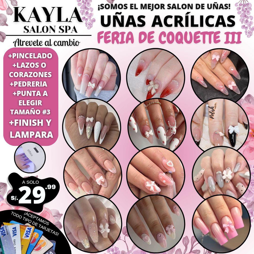 UÑAS ACRÍLICAS COQUETTE