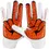 Miniatura: Guantes Stealth 6.0 Blanco/Naranja - Grip boost