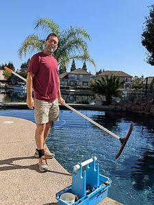 Todd Trice, owner of Elk Grove Swimming Pool Services