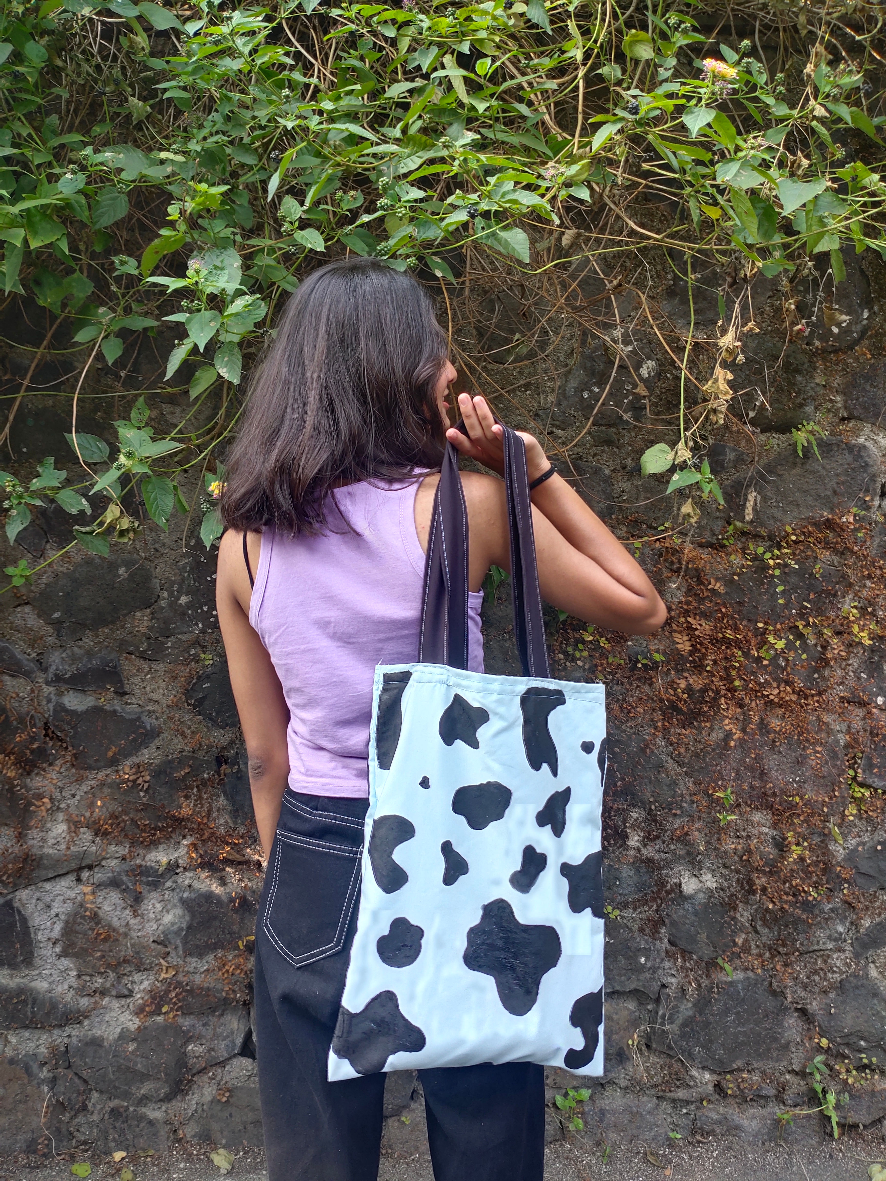 Cow print Tote bag