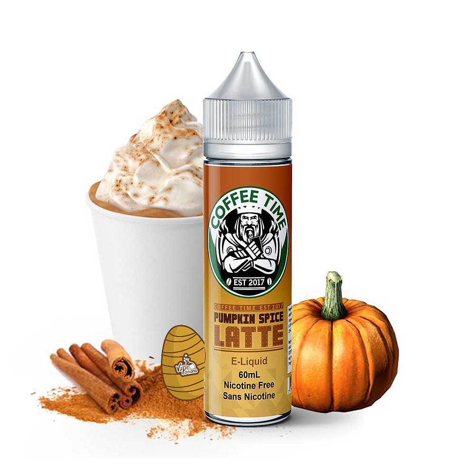 Pumpkin Spice Latte by Coffee Time E Liquid 60ml Shortfill