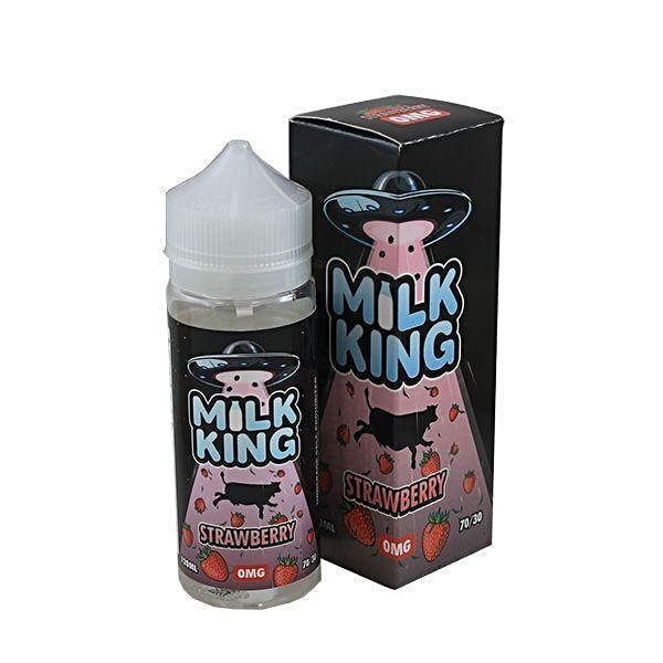 Milk King Strawberry by Candy King E Liquid 120ml Shortfill