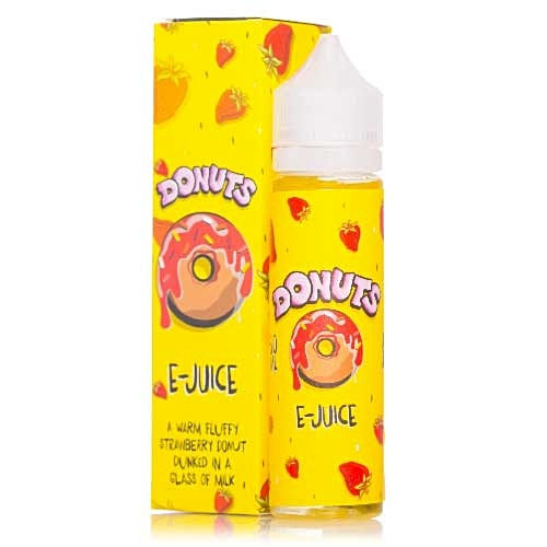 Strawberry Donuts by Donuts E-Juice E Liquid 60ml Shortfill