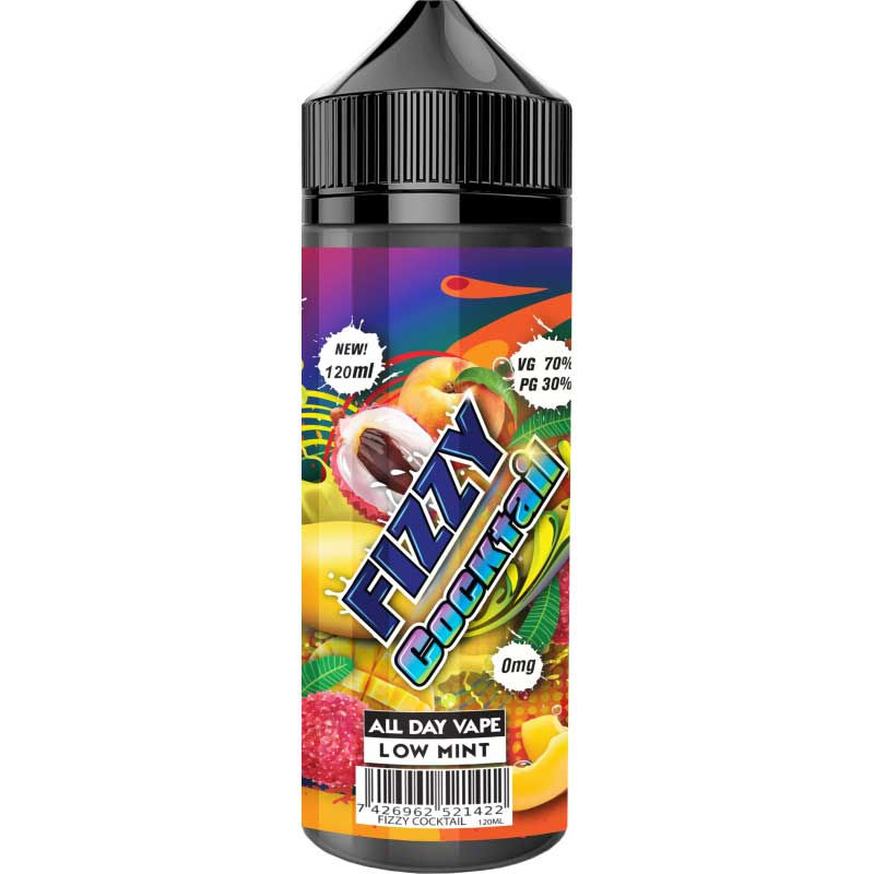 Cocktail by Fizzy Juice E Liquid 120ml Shortfill
