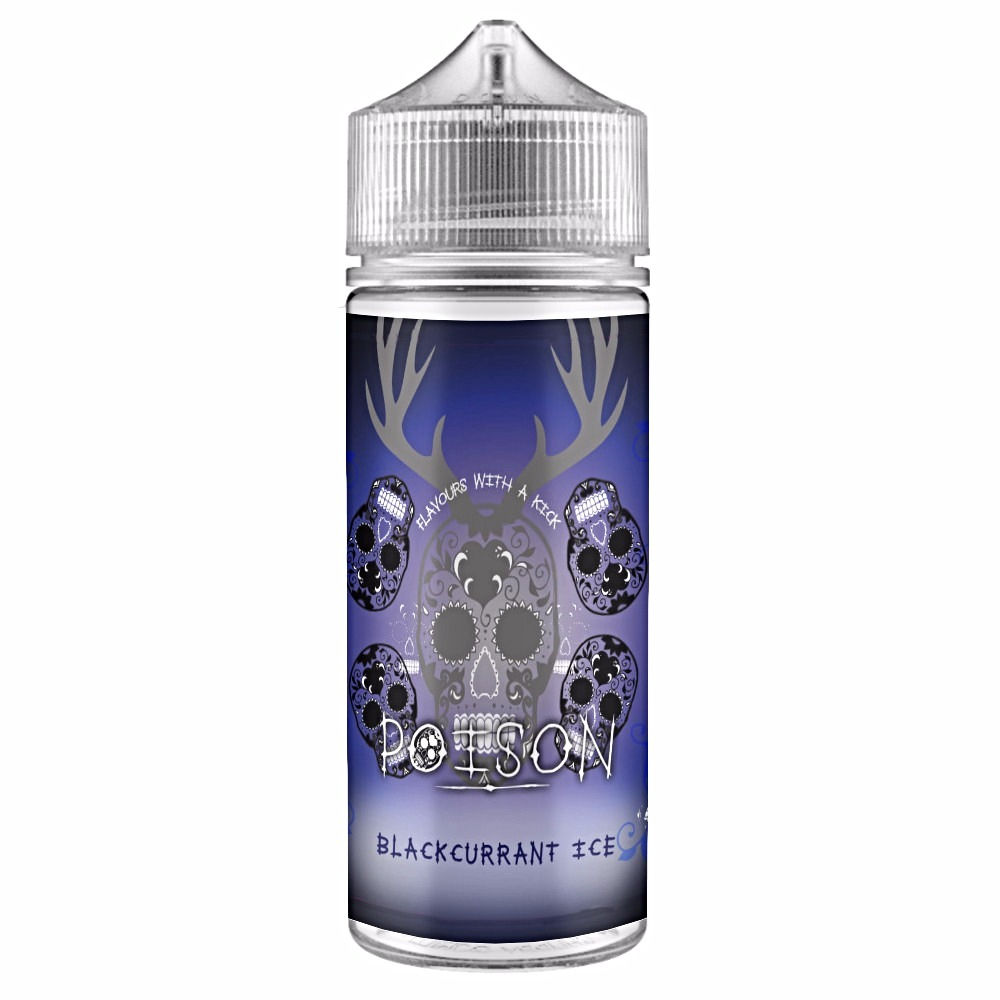 Blackcurrant Ice by Poison E Liquid 120ml Shortfill