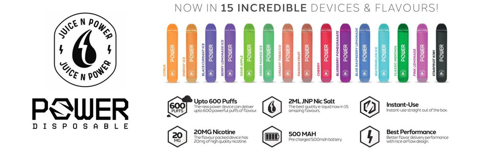 Juice N Power Disposable Vape Pods