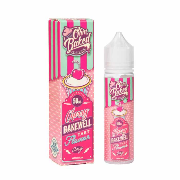 Cherry Bakewell by Ohm Baked E Liquid 60ml Shortfill