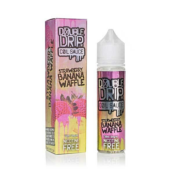 Strawberry Banana Waffle by Double Drip E Liquid 60ml Shortfill