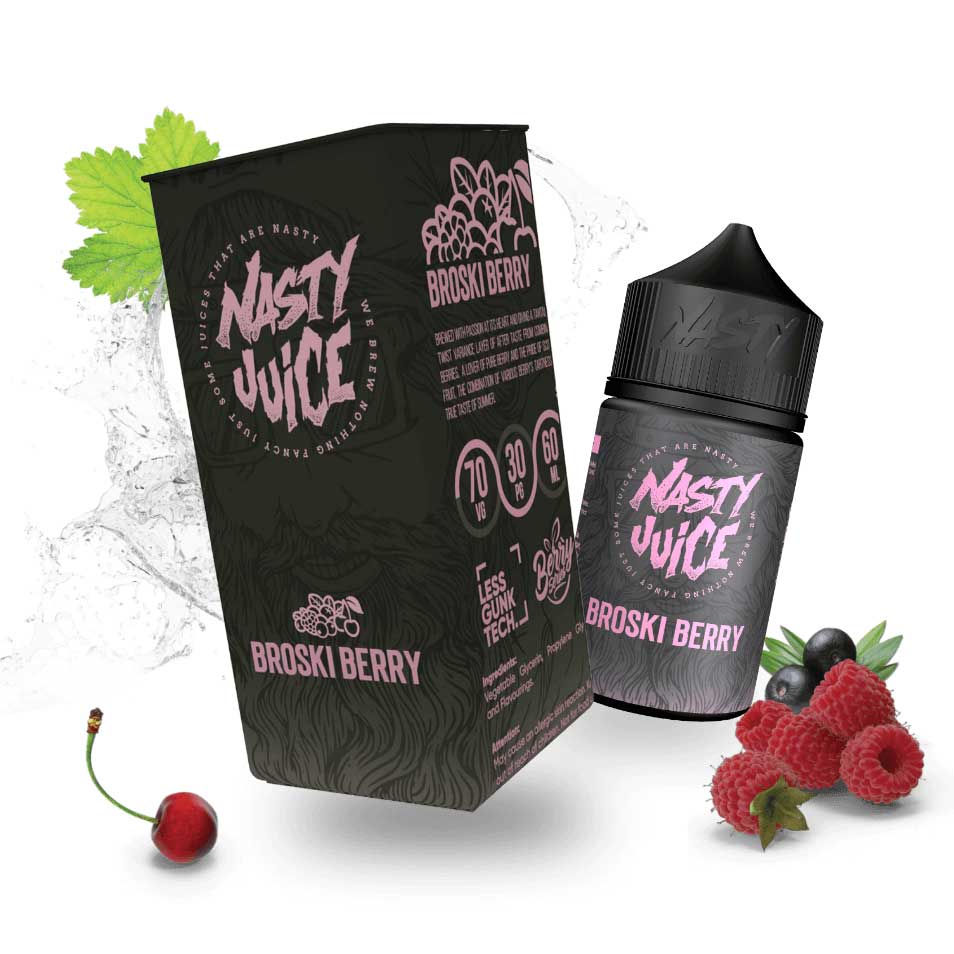 Broski Berry (Berry Series) by Nasty Juice E Liquid 60ml Shortfill